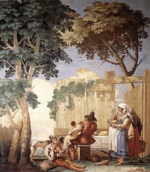 Giovanni Domenico Tiepolo : Family Meal